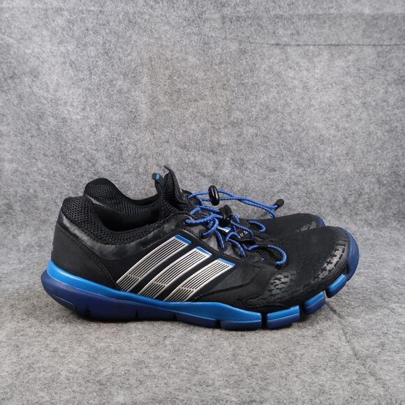 Adidas Shoes Mens 8.5 Athletic Trainers Adipure TR 360 Drawstring Black Blue - Picture 1 of 12